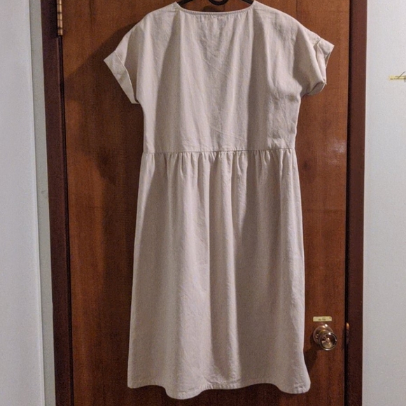 Rolee Yellow Pinstripe Lucas Dress - Picture 4 of 5